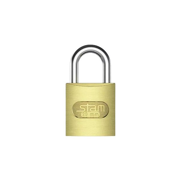 Cadeado STAM 20mm com Chave para Enxoval de Curso de Formação