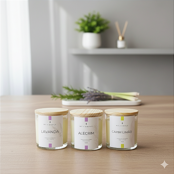 TRIO VELAS AROMATICAS CLASSIC