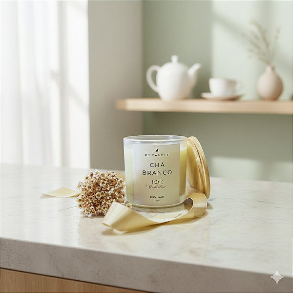 VELA AROMATICA HOME CHÁ BRANCO 180G
