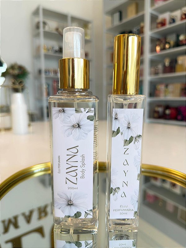 Kit Perfume e Body Splash Zayna