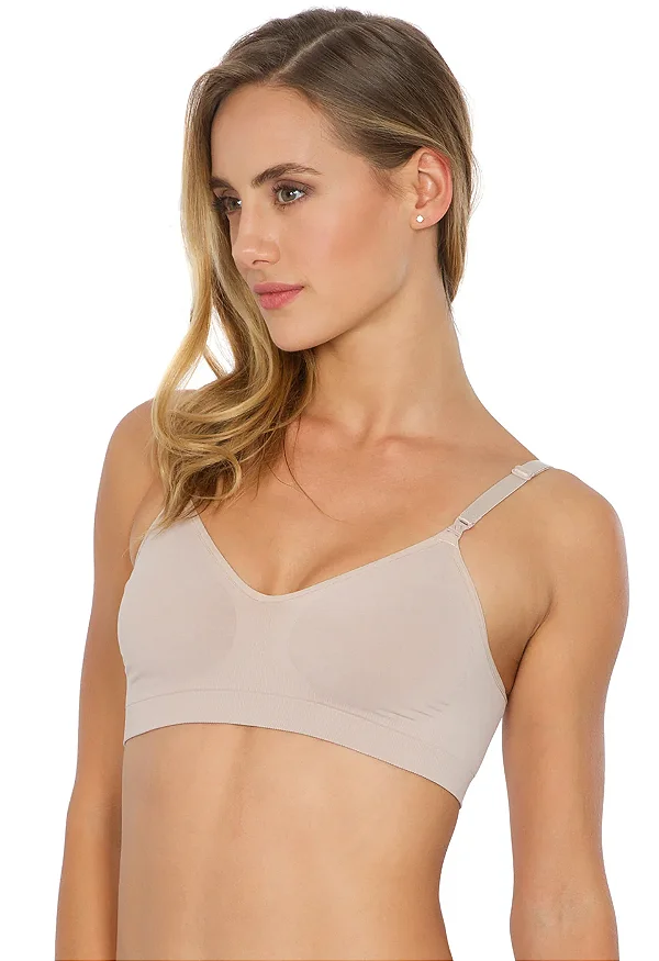 Sutiã Modelador Sustentação Sem Bojo Tecido Duplo 50148