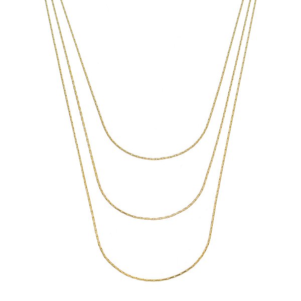 Choker Trio de Corrente CH216-O