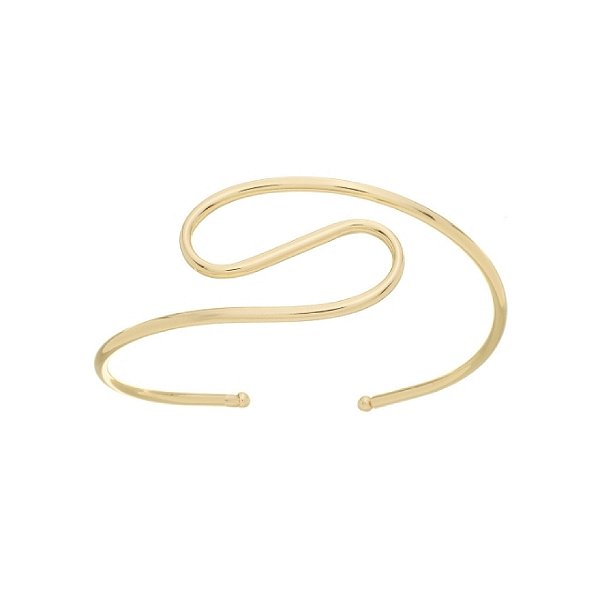 Bracelete Moderno Orgânico no Ouro PM400-O
