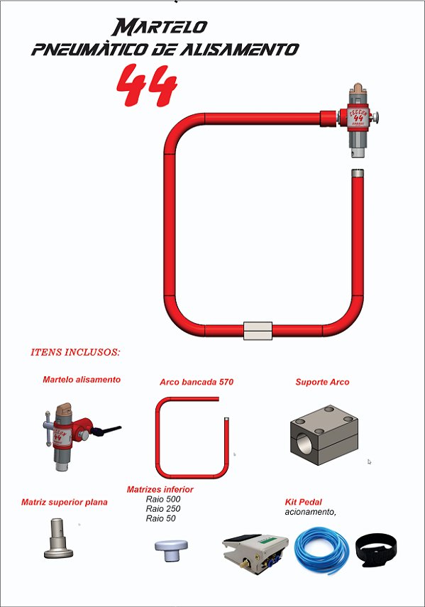 Martelo Pneumático de alta performance