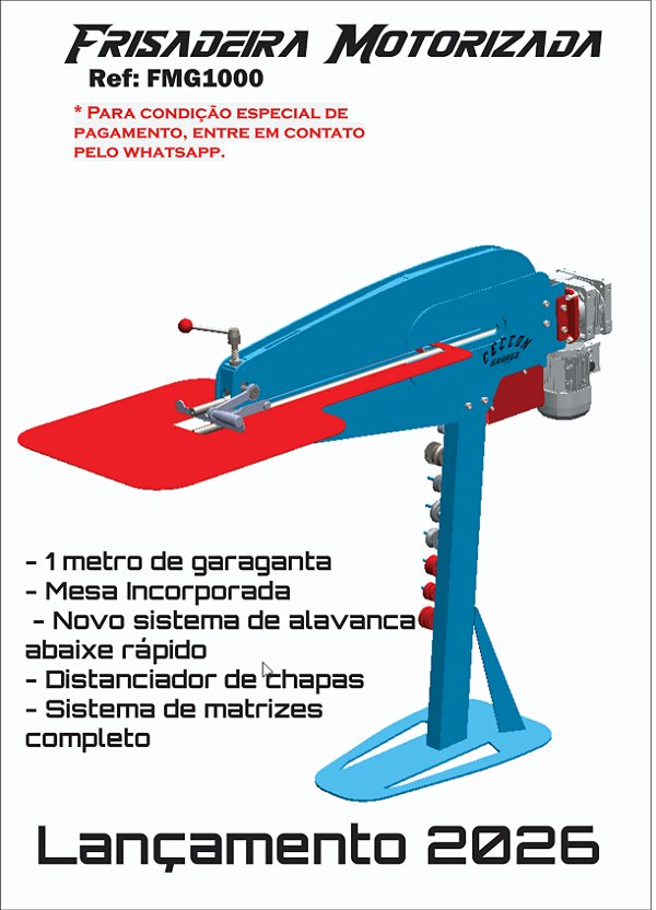 Frisadeira Motorizada FRG1000