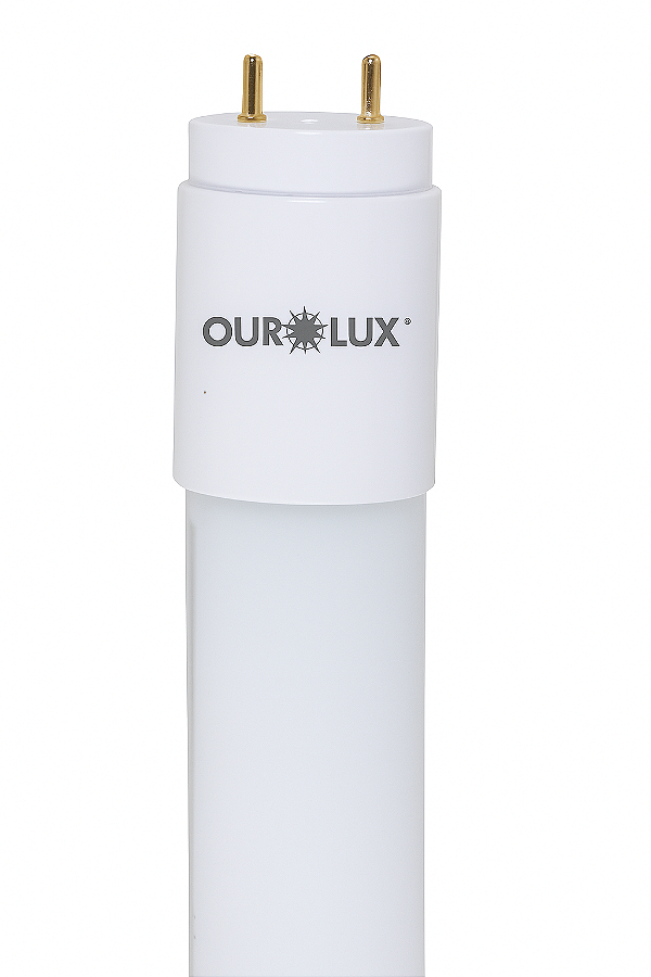 Lâmpada Tubular LED T8 60cm 9W 6500K Ourolux