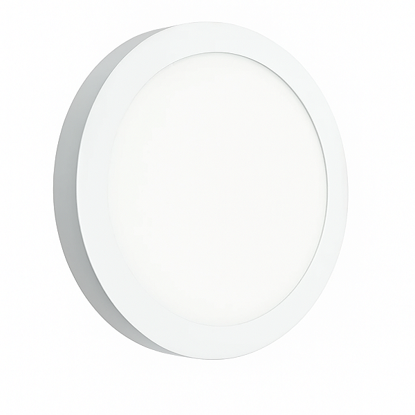 Luminária LED Sobrepor Redonda 24W 6500K Autovolt Ourolux