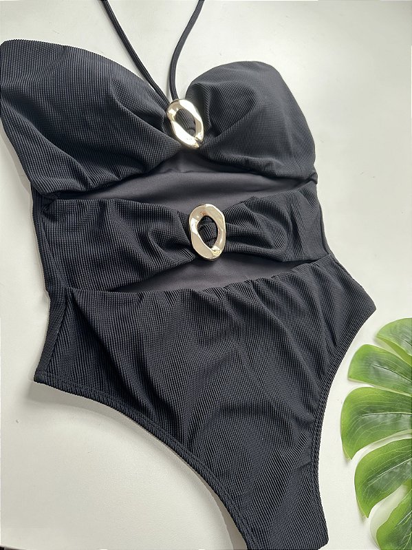 Maiô 230 argola orgânica glow preto