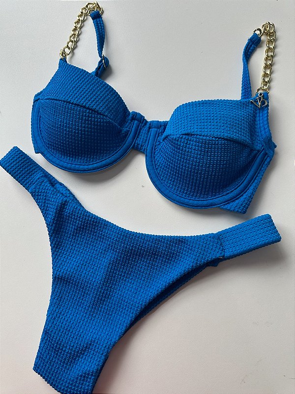 Top 093 aro corrente ouro shine bic + calcinha fita fio duplo 013