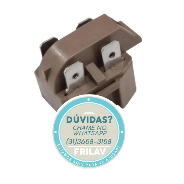 RELE PTC 4 TERMINAIS UNIVERSAL PARA GELADEIRA E FREEZER 50/60Hz - 127V