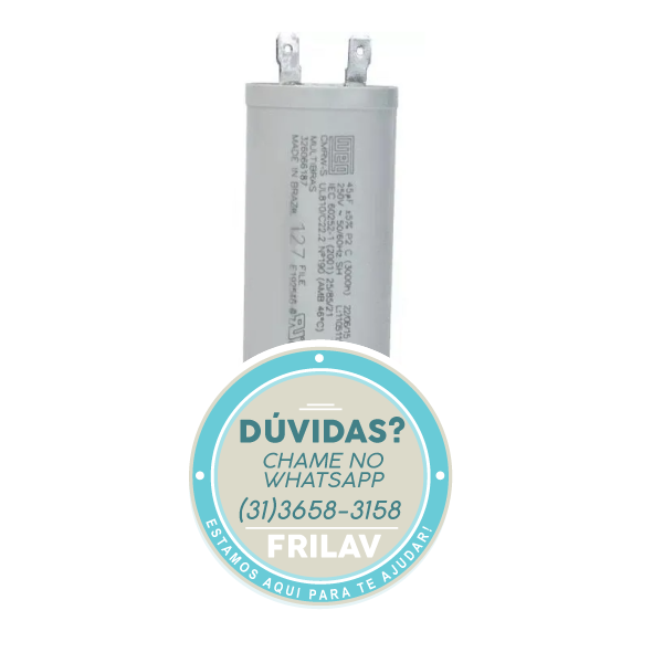 CAPACITOR 45MF +-10 250V 3000H - W10819782 BRASTEMP CONSUL