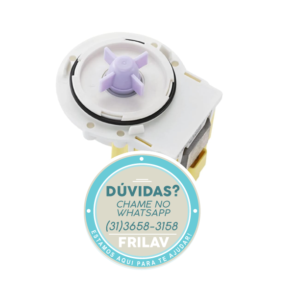 Eletrobomba de Drenagem 127V Original Electrolux (Sem Carcaça) - Bomba Motor para Lavadora de Roupas