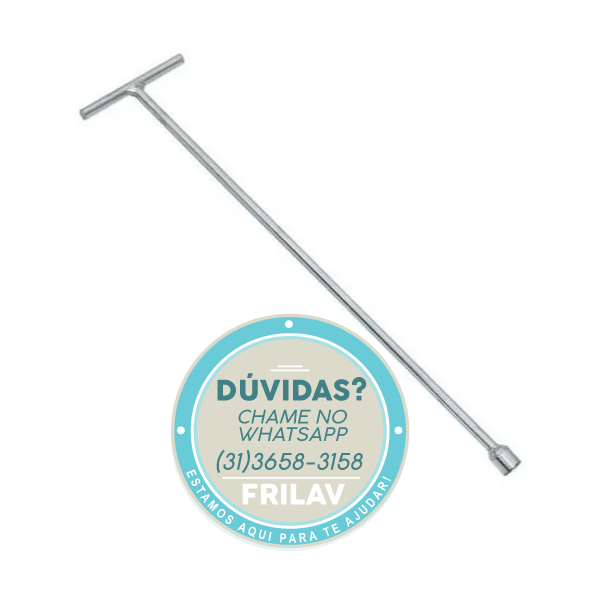 Chave T Longa 10mm para Parafuso do Agitador - BRASTEMP, CONSUL E ELECTROLUX
