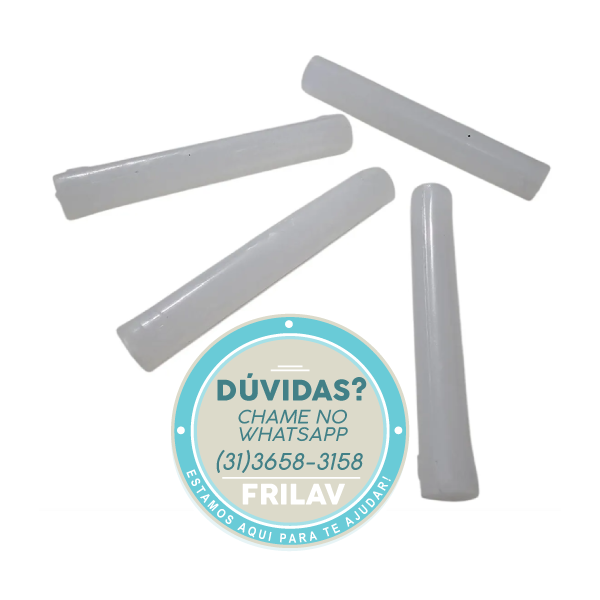 Kit 4 Roletes Curtos da Hélice Original para Lavadoras - Brastemp, Consul e Diversos Modelos