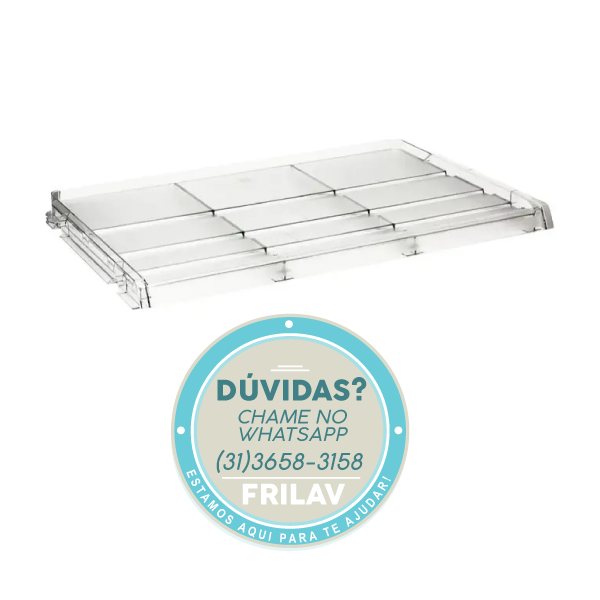 PRATELEIRA MULTIUSO (GB) ACRILICO ORIGINAL - BRM48 BRM50 BRK50 BRW50 MULTIUSO
