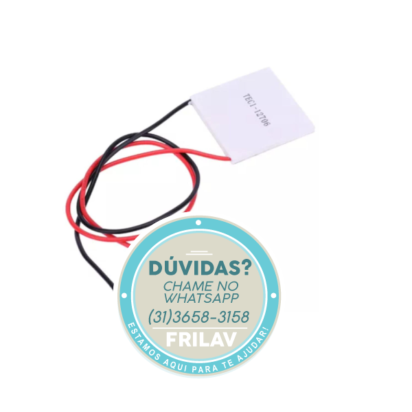 PLACA TERMOELETRICA PELTIER - PURIFICADOR DE ÁGUA