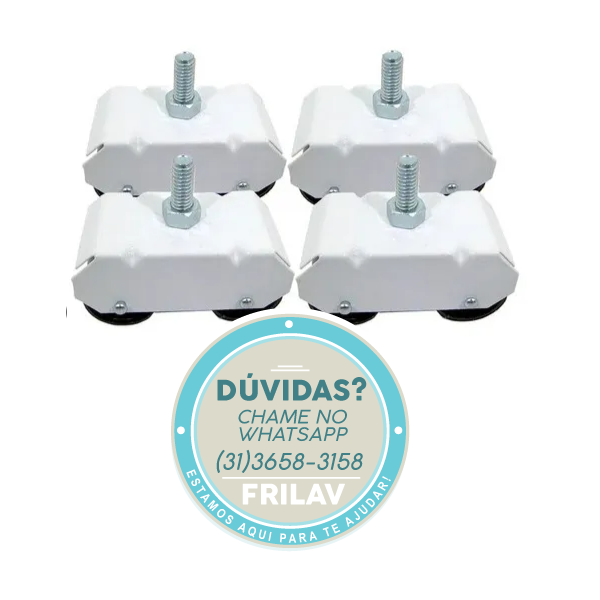 Pé Rodízio (Rodinha) para Refrigerador Original FGI
