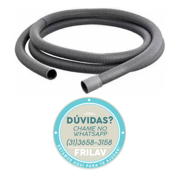 MANGUEIRA SAIDA RETO 2,00M ELECTROLUX BRASTEMP ANTIGA 200X28X21
