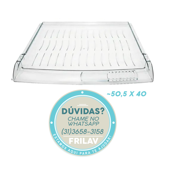 Tampa da Gaveta de Legumes Original Brastemp Consul W10200101