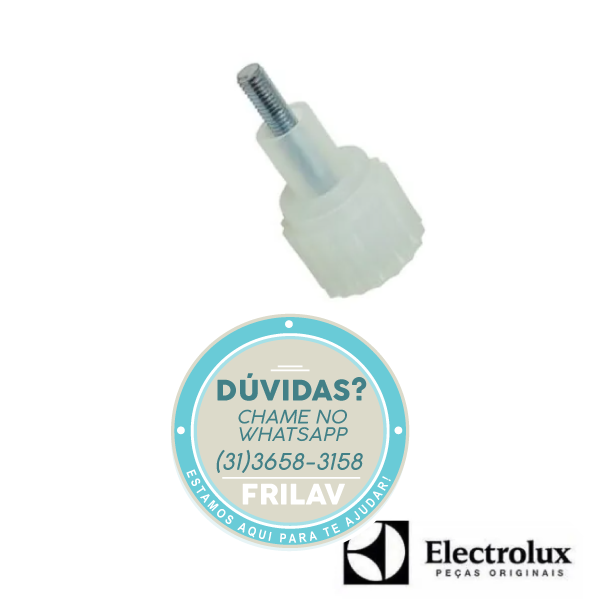 Pé Nivelador Original Electrolux 60017320 - Para Geladeiras DF38, RE31, RE29, DC43 e Mais