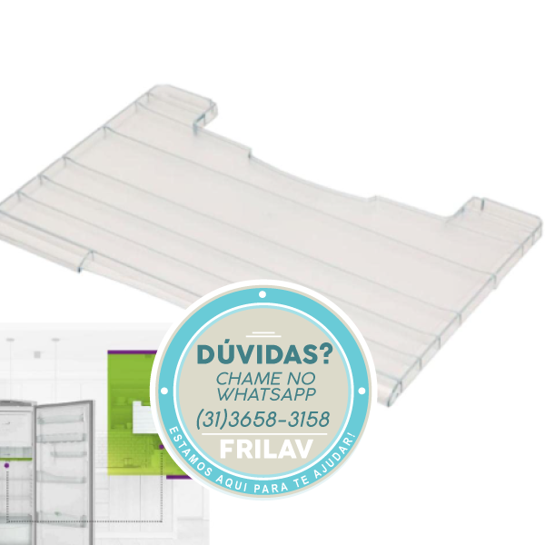 Prateleira de Congelamento Rápido Original Brastemp e Consul W10185560 e W10169457