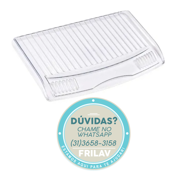 Tampa da Gaveta de Legumes Original Consul W10212441 - Para Refrigeradores CRA28, CRA30, CRC28, CRC30