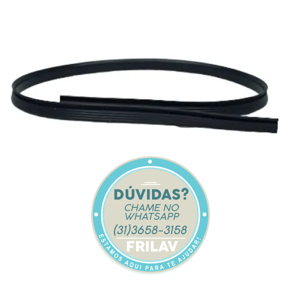 Guarnição Borracha do Vidro Interno do Forno Original Electrolux - Código 67403805 / 41026757 - Modelos 76LBU, 76SBC, 50SB