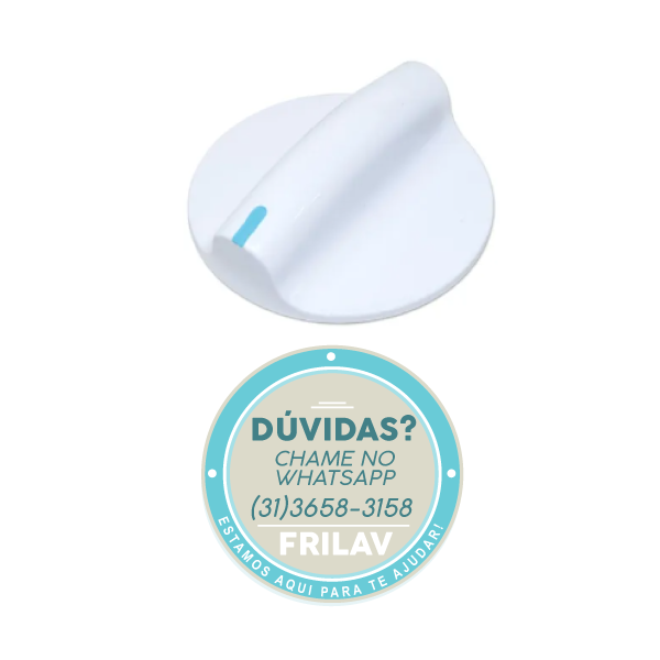 Botão Manípulo do Timer Limer - Compatível Original Electrolux A99009206 - Para Lavadoras LT60, LTE09, LTE12