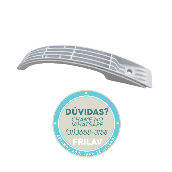 Base Puxador da Porta Original Electrolux 67492896 / 41014883 - Para Refrigeradores DC33A, DC38A e Modelos Compatíveis