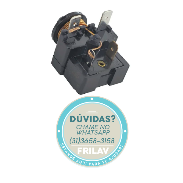 Relé PTC de Partida 1/4 HP - 4 Terminais 127V (50/60Hz) - Código SCP-14127-E - Universal para Compressores