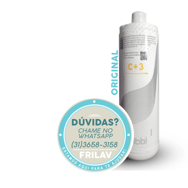 Refil Filtro C+3 Original IBBL FR600 (Girou Trocou) - Tripla Filtragem - Código 36786