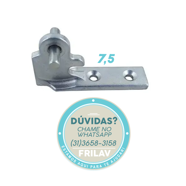 Dobradiça Intermediária da Porta Original Electrolux 65158599 / 41012894 - Para Geladeiras DF38, DF42, DF40 e Mais
