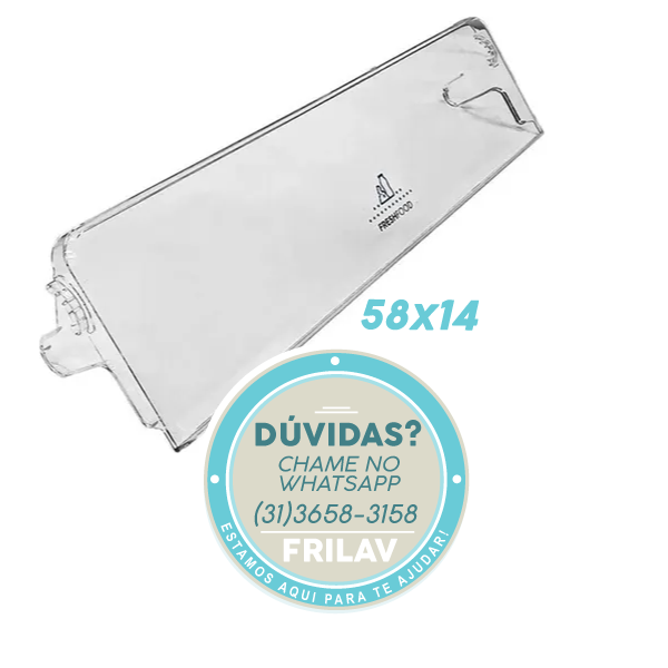 Tampa do Compartimento Chilled Room Original Electrolux A13462101 / 41040861 - Para Geladeiras DF56, TF56, IF55 e Fresh