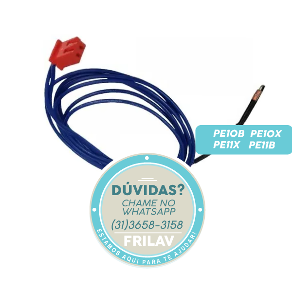Sensor de Temperatura Original Electrolux A12444401 / 41038006 - Para Purificadores PE10B, PE11X, PE11B e Mais