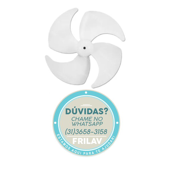 Hélice do Ventilador do Evaporador Original Electrolux A96913601 / 41014316 - Para Geladeiras Frost Free DF, DC, DFW