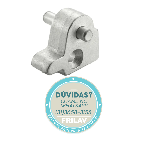 Dobradiça Complemento com Pino Original Electrolux 72000458 / 41016247 - Para Refrigeradores Diversos