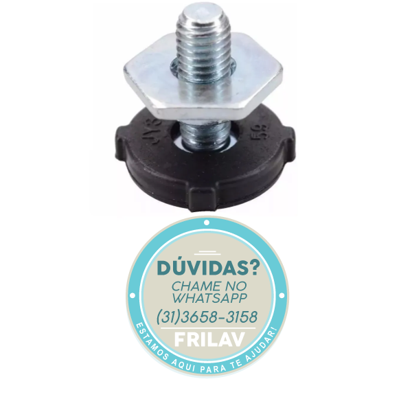 Pé Nivelador de Apoio para Lava e Seca Samsung - Código DC97-00921U-S / SPB-0921U-S - Anti Vibração