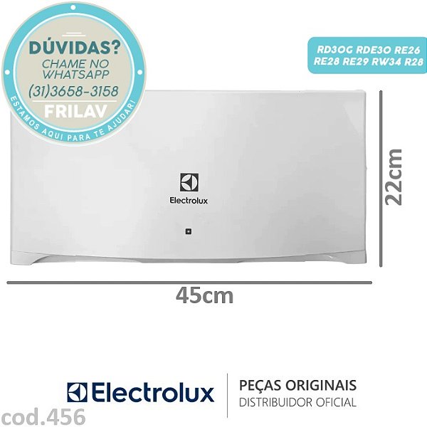 Porta do Evaporador (Tampa do Congelador) Original Electrolux 70294178 / 41013820 - Para Geladeiras RE29, RDE30, R28, RW34