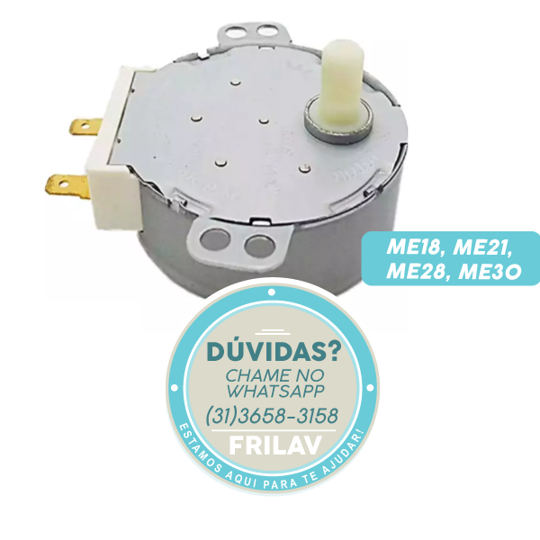 Motor do Prato 127V Original Electrolux 64376913 / 41011882 - Para Micro-ondas ME18, ME28, ME30 e Diversos Modelos