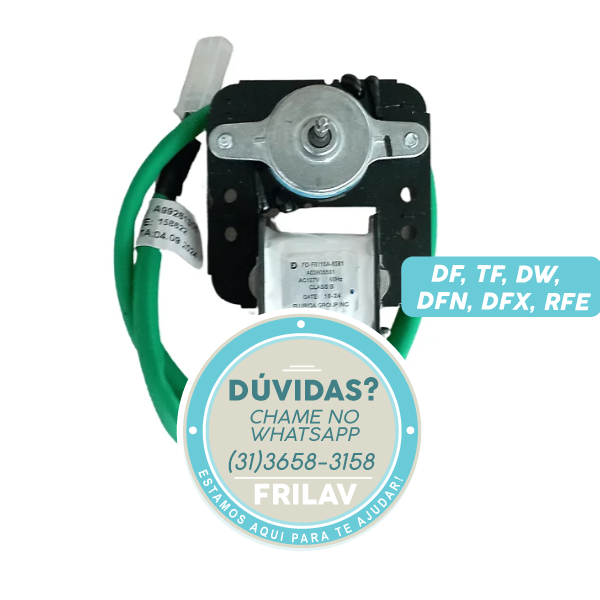 Motor Ventilador do Evaporador 127V Original Electrolux A99261301 / 41037694 - Para Geladeiras Frost Free DF, TF, DFW