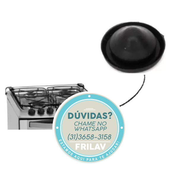Capa de Vedação do Interruptor Original Electrolux 67590234 / 41011365 - Proteção Contra Líquidos e Acabamento para Fogão