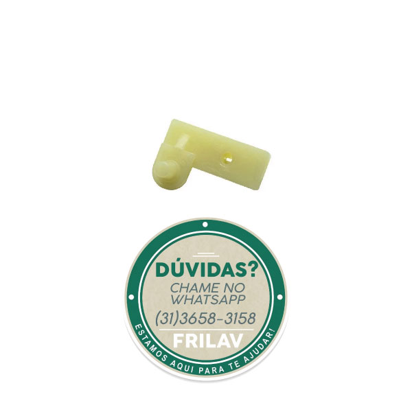 Dobradiça da Porta do Evaporador (Congelador) com Mola - Original Electrolux - Para Geladeiras R26 e R28