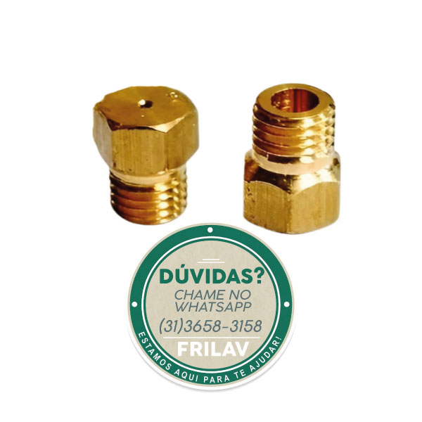 Bico Injetor de Gás GLP 0,80 mm Original Electrolux - Para Queimador Rápido - Cód. A09093901 / 41018206