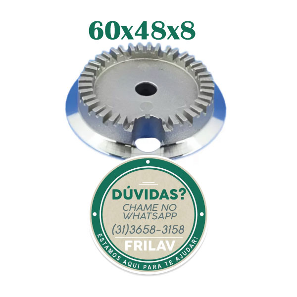 Queimador Rápido para Fogão Electrolux 59mm Original - 62545983