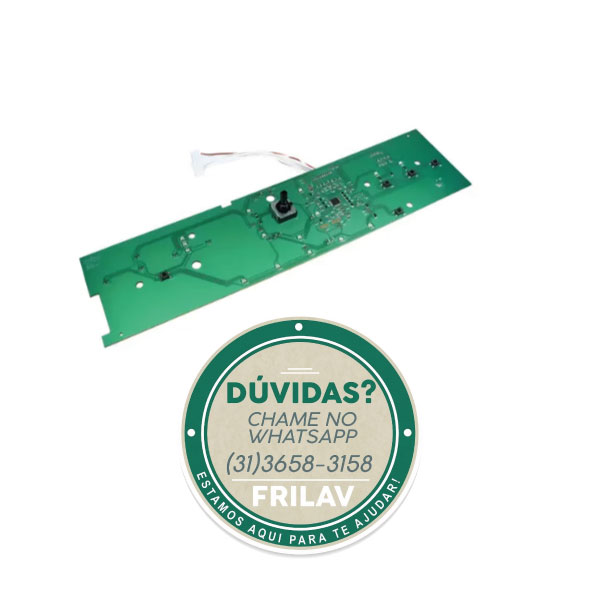 Placa de Interface para Lavadora Brastemp BWL09 Versão 1 e 2 Original - W10308925