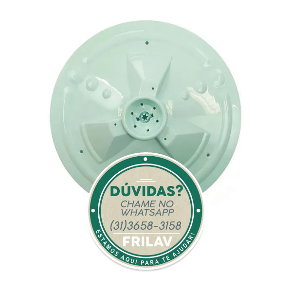 Agitador Impeller para Lavadora Consul Maré 7kg Original - 326063553
