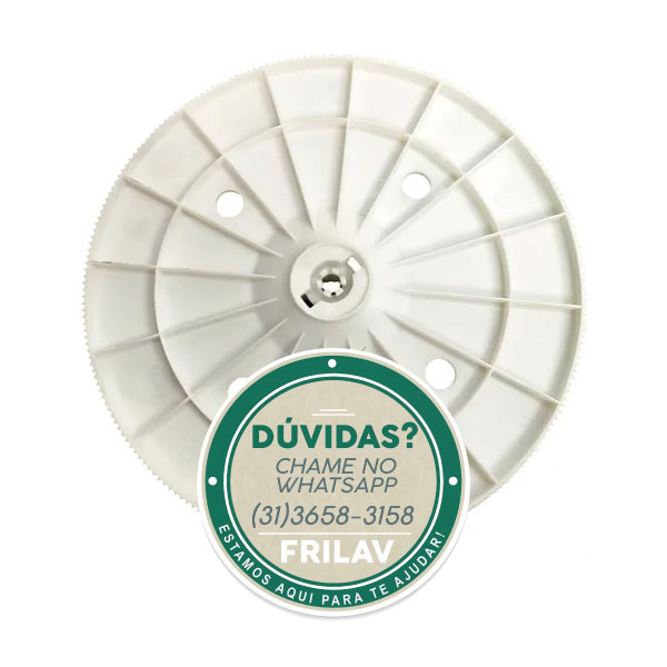 Polia Sincronizadora para Lavadora Consul Maré 7kg Original - 326063390