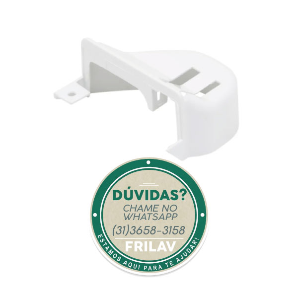 Capa do Pé Frontal Esquerdo para Freezer Brastemp Original - W10268603