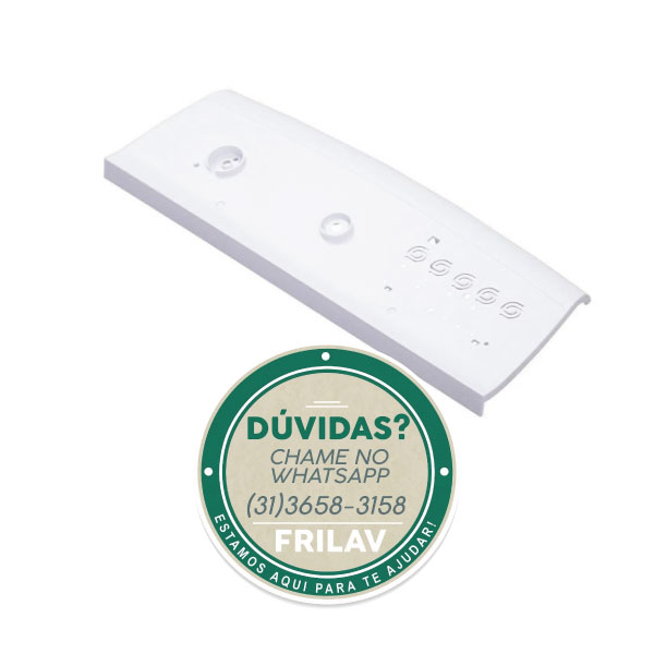 Console Plástico para Lavadora Consul Facilite 10kg e 11kg Original - W10338751