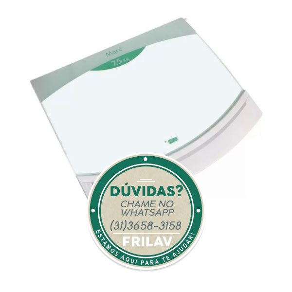 Tampa Móvel de Vidro para Lavadora Consul Maré 7,5kg Original - W10318979